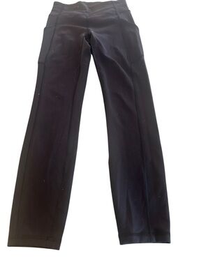 Lululemon Black Stretch Athletic Leggings size 4